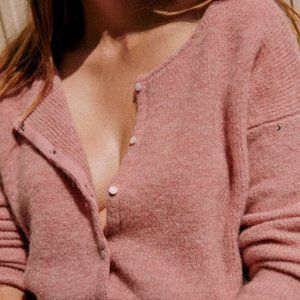 Sezane Gaspard Sweater in Rosewood color, XS